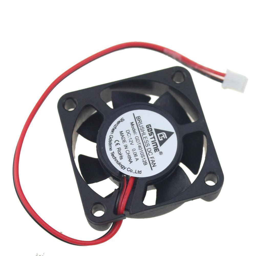 Gdstime 1 Pieces 40x40x1mm 11V Small Micro Axial Flow 4cm Brushless DC Cooling Fan 40mm x 1mm 401 1pin 1.0