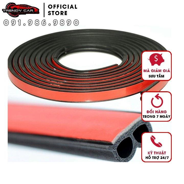 Cuộn 4 mét Gioăng cao su chống ồn chữ B cho ô tô | Ron cao su chữ B cách âm chống ồn cho xe hơi