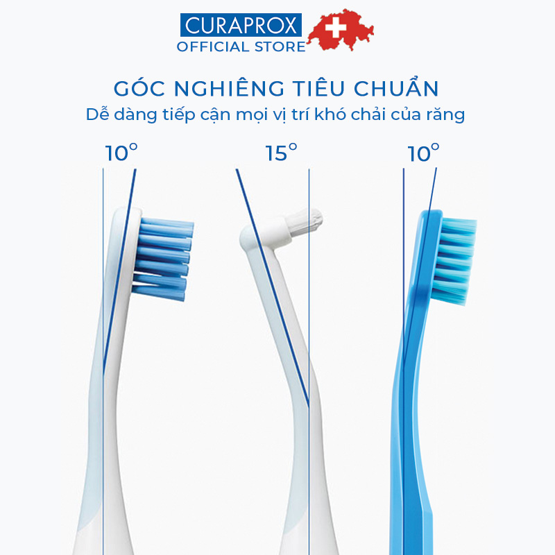 Bộ 3 bàn chải răng Curaprox CS 5460 Ultra Soft