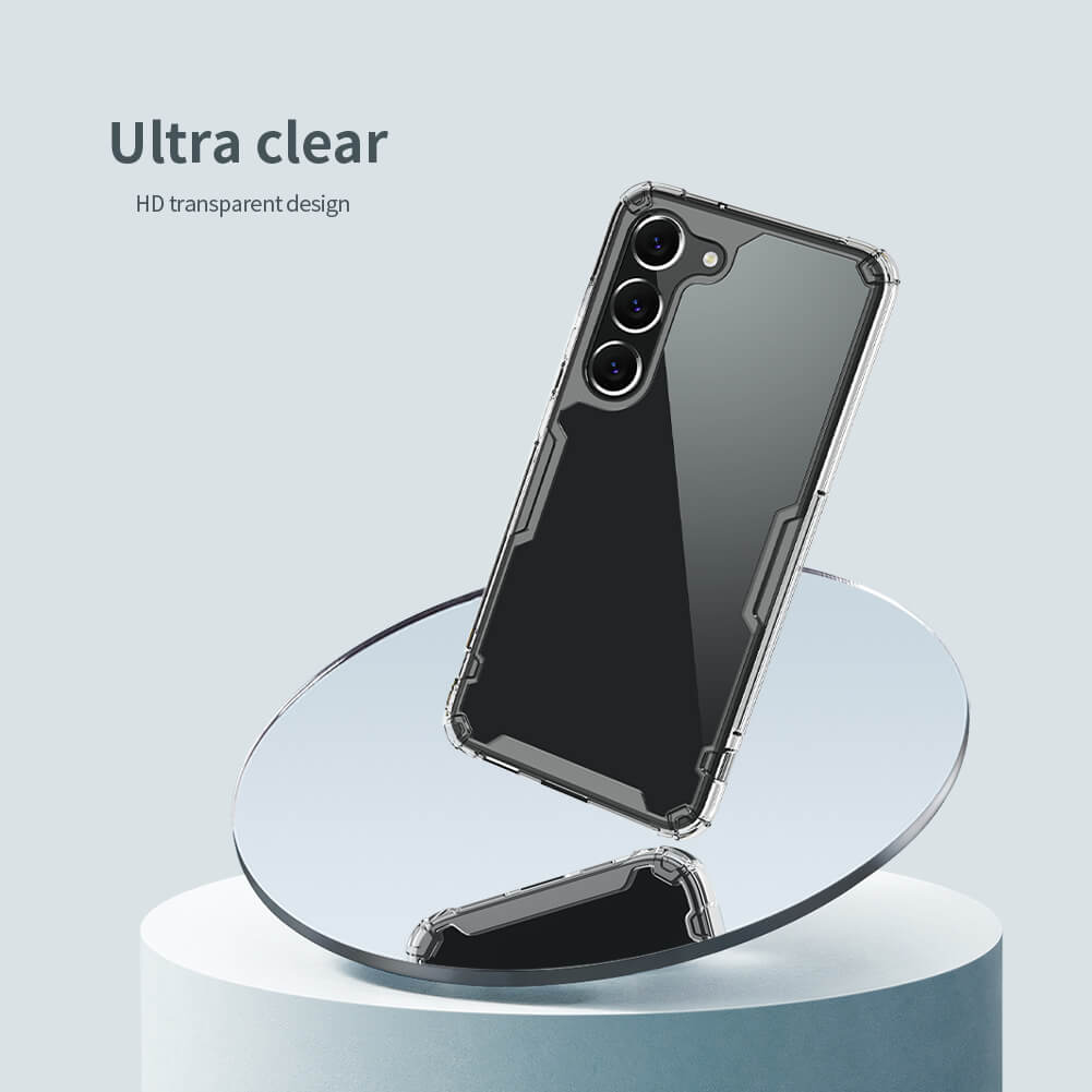 Ốp lưng TPU chống sốc cho Samsung Galaxy S23 / S23 Plus / S23 Ultra hiệu Nillkin Nature TPU Pro Case - hàng nhập khẩu