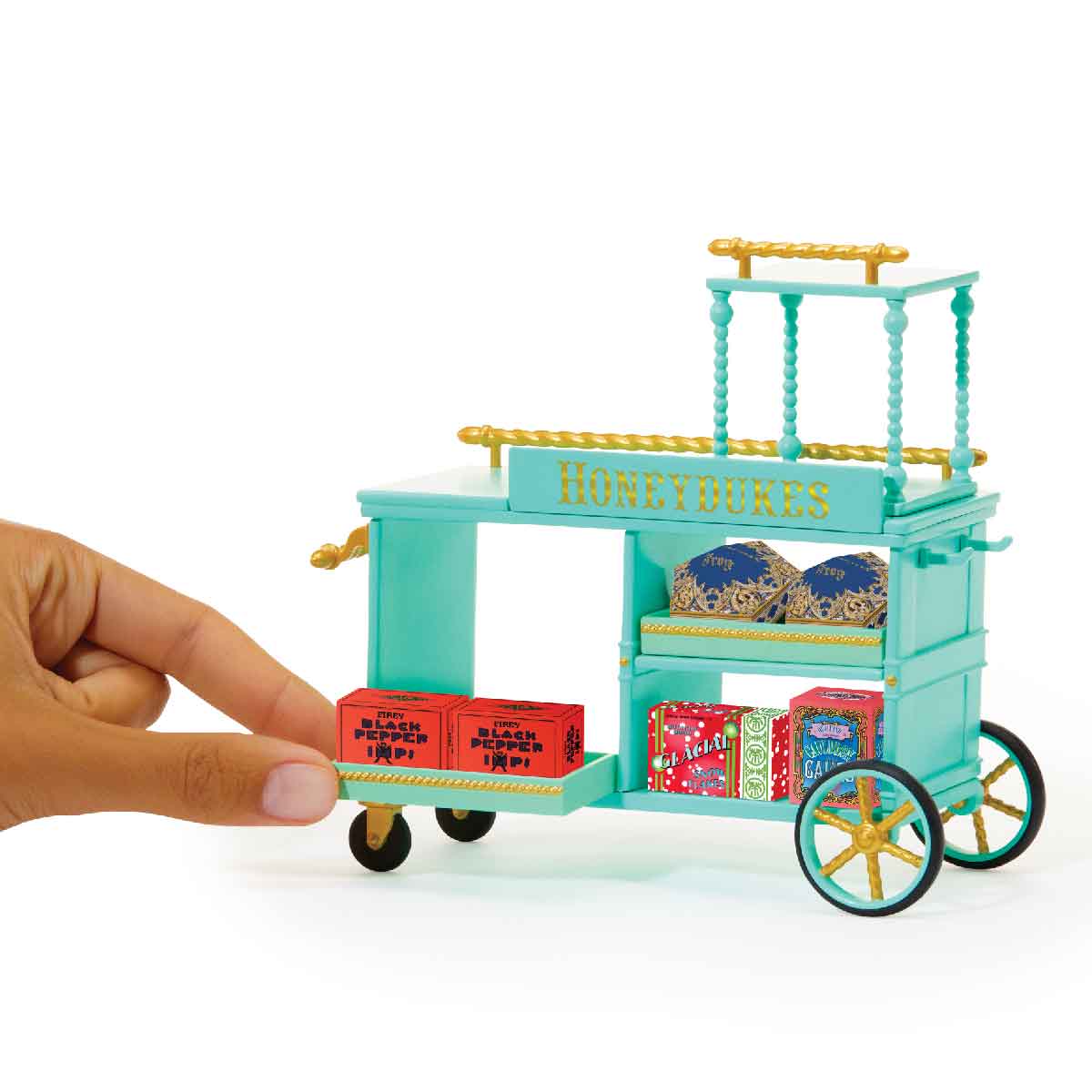Đồ Chơi Bộ Xe Đẩy Tiệm Công Tước Mật Tàu Tốc Hành Hogwarts MINIVERSE 523734-EUC - Giao Hàng Ngẫu Nhiên