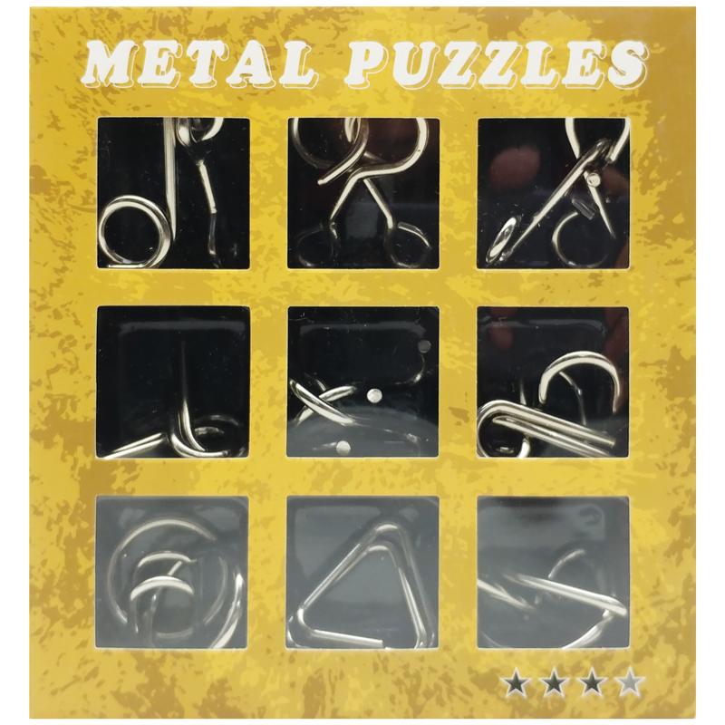 Đồ Chơi Hack Não Khóa IQ - Metal Puzzles 3009C (9 Chi Tiết)