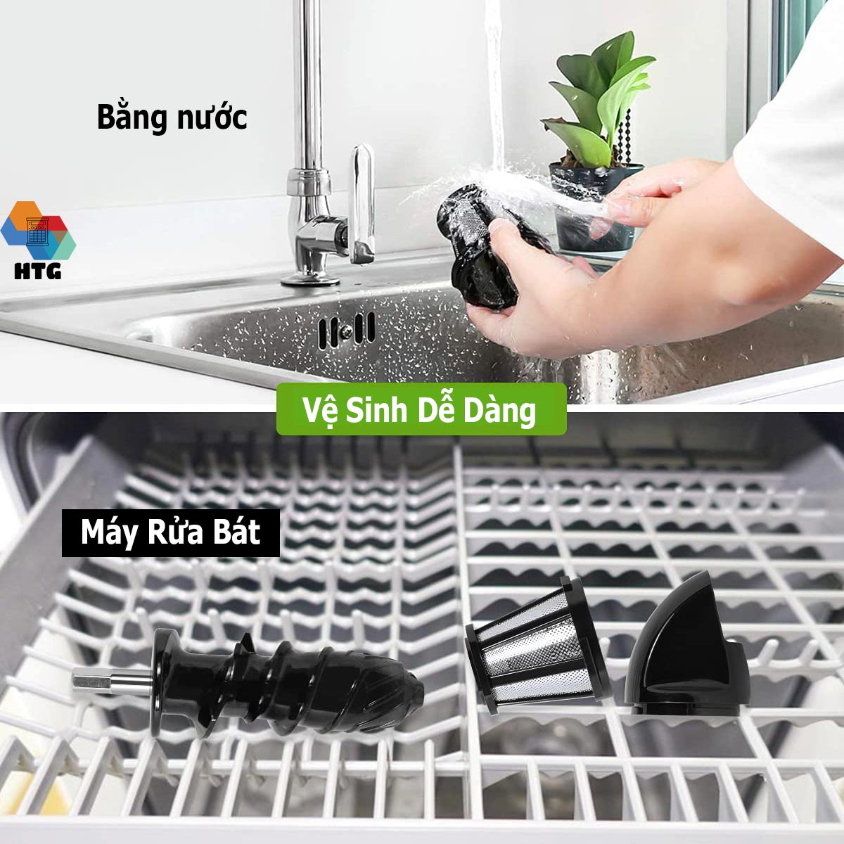 Máy Ép Chậm Ngang LUFVEBUT BP-800 hai tốc độ ép chậm biến đổi, dễ dàng vệ sinh, hàng chính hãng