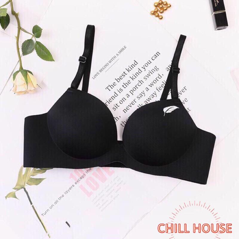 Áo lót su không gọng nâng ngực lông vũ Đệm Dày Xuất Hàn Siêu Siêu Đẹp A01 - CHILLHOUSE