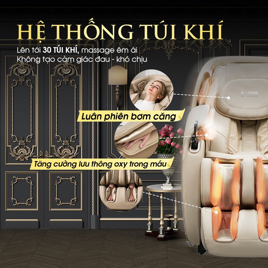 Ghế massage toàn thân Anzani 3D-980L