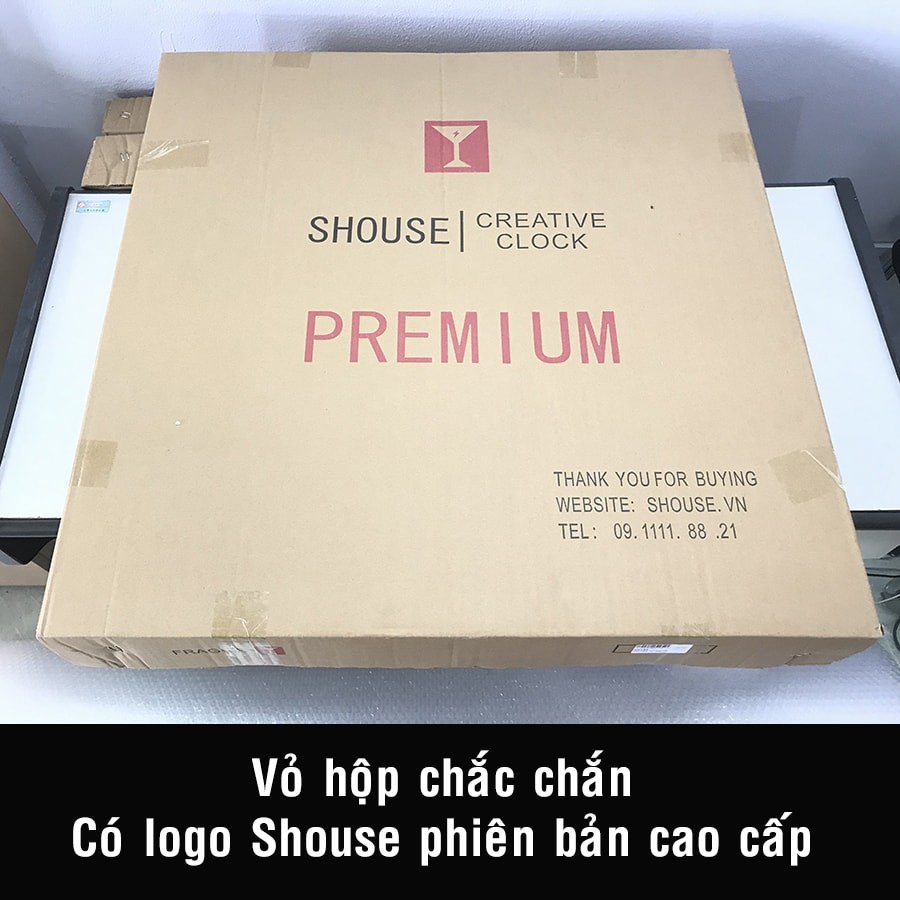 Đồng Hồ Treo Tường Hai Con Chim Công Khổng Tước Kim Trôi DTN006 Nghệ Thuật Cao Cấp Shouse hiện đại 3D kích cỡ lớn đẹp treo phòng khách