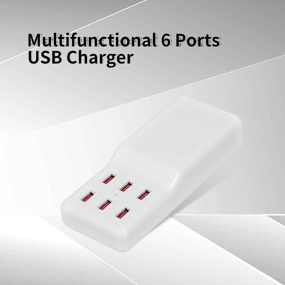 Đế Sạc Điện Thoại Đa Chức Năng Với 6 Cổng USB Cho Bộ Sạc Apple AnDroid Điện Thoại IPad Máy Ảnh Kỹ Thuật Số