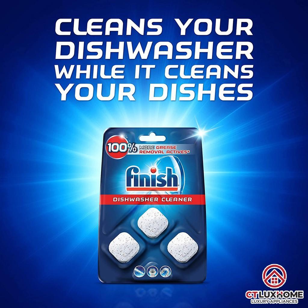 Viên Vệ Sinh Máy Rửa Bát Finish Vỉ 3 Viên - Chính Hãng
