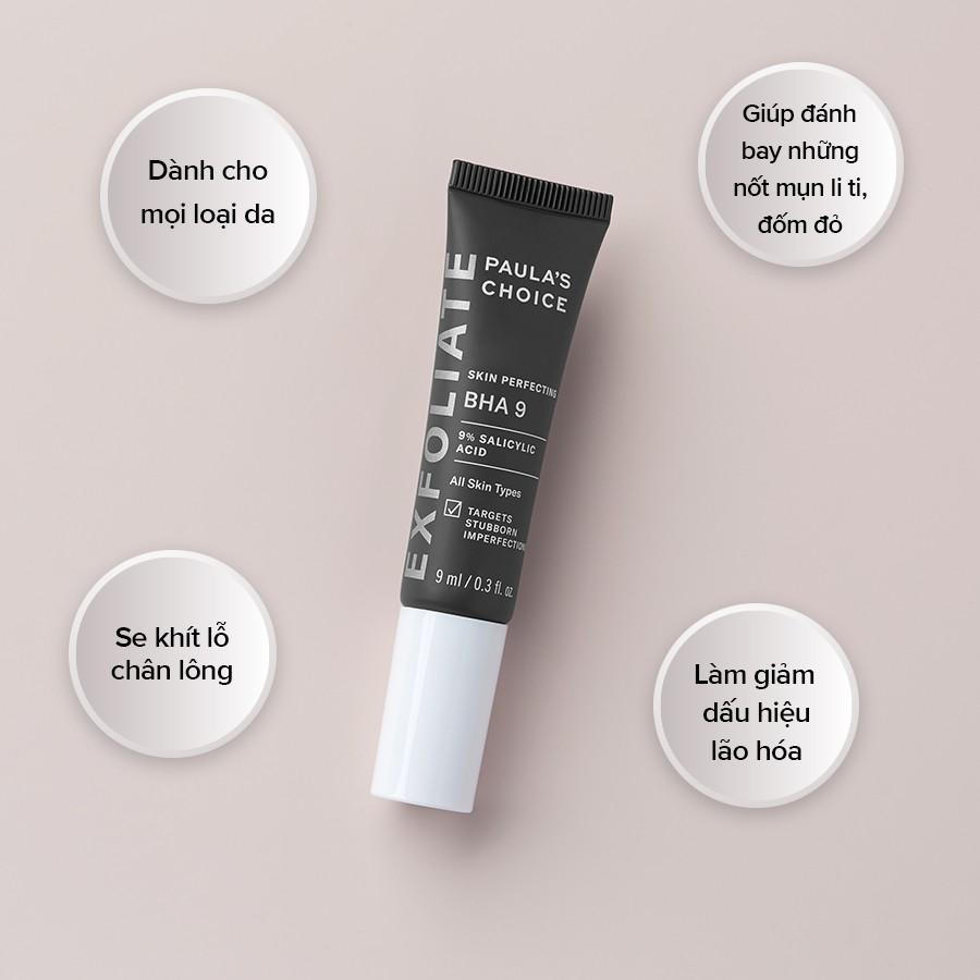 Tinh chất giảm mụn cao cấp 9% BHA Paula's Choice Skin Perfecting BHA 9 9ml