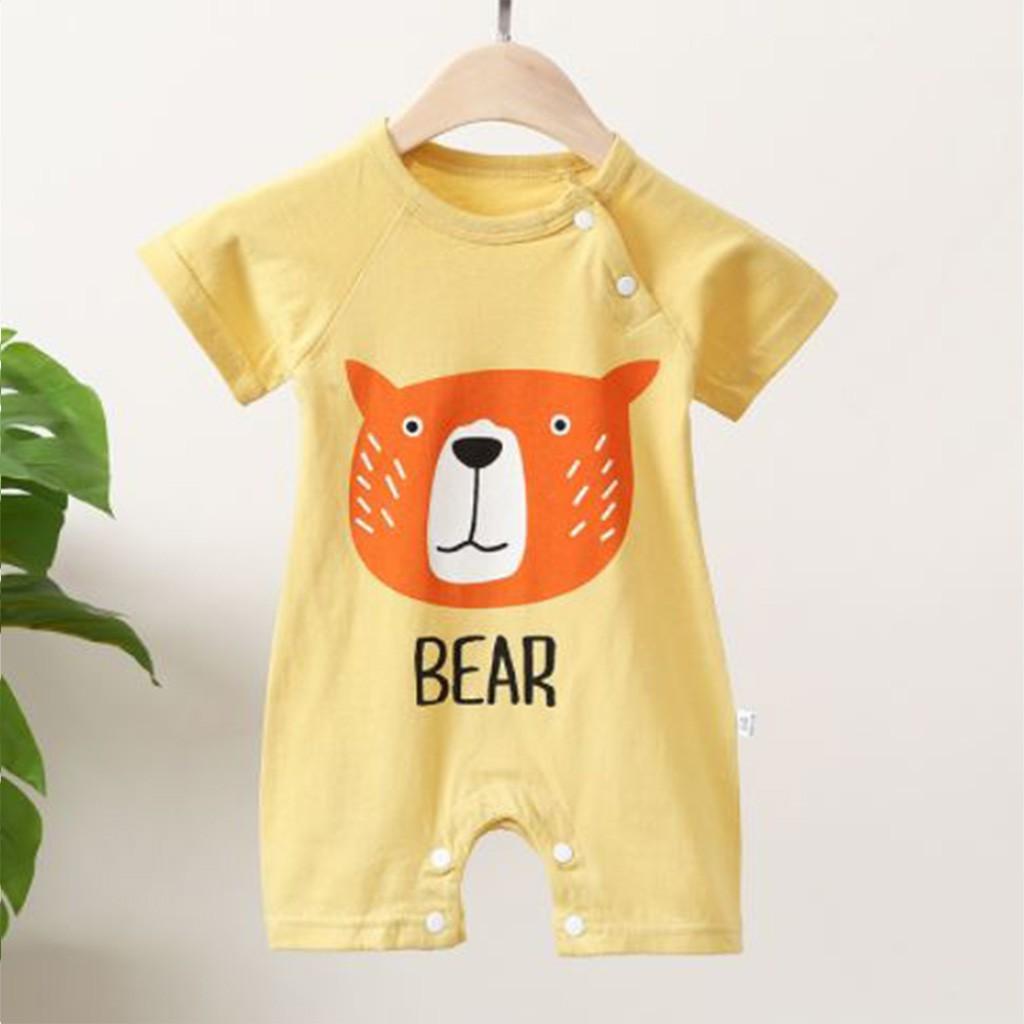 Bodysuit cho bé bộ body đùi cho bé trai gái sơ sinh cộc tay quần áo sơ sinh Hàng Đẹp QC hình ngộ nghĩnh 3-12kg - BDC16