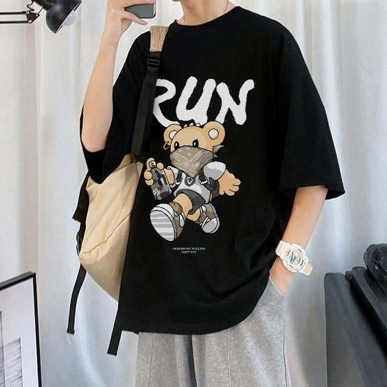 Áo Thun Unisex Oversize Tay Lỡ 2s Clothing Áo Phông Nam Cổ Tròn Form Rộng Đen Giấu Quần Giá Rẻ In Chữ SG34