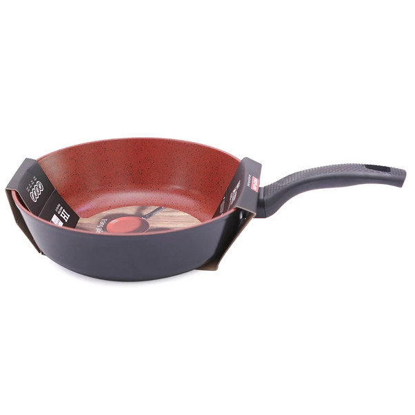 Bộ 5 nồi chảo Neoflam Dechef. Màu đỏ - đen
