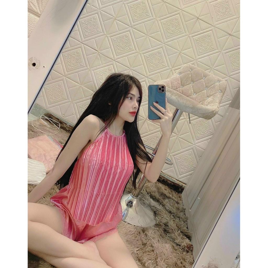 Đồ ngủ yếm dập ly sexy dễ thươngĐồ ngủ sexy giá sỉ
