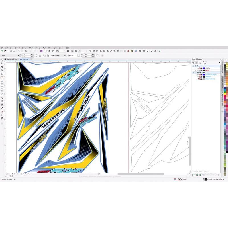 Decal trùm, decal rời các dòng xe