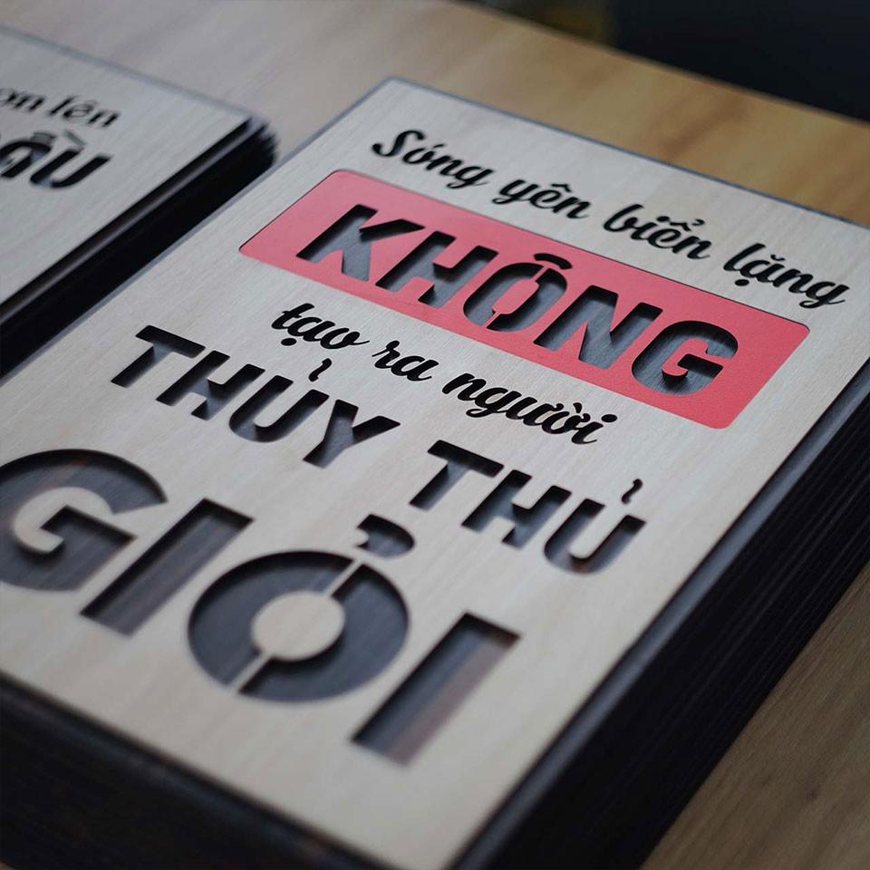 Tranh động lực TBIG109 - Sóng yên biển lặng không tạo ra người thủy thủ giỏi