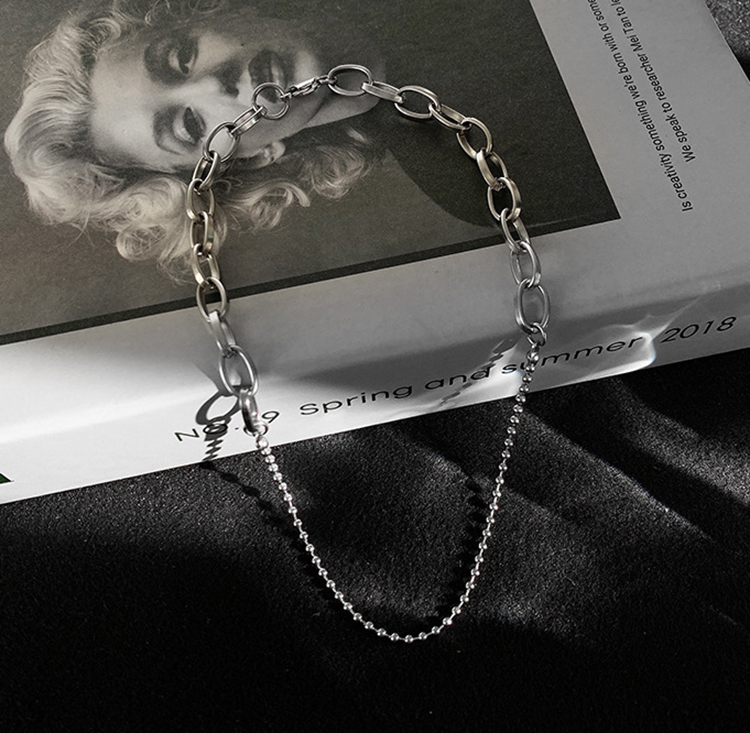 Dây chuyền vòng cổ titan phong cách trẻ trung