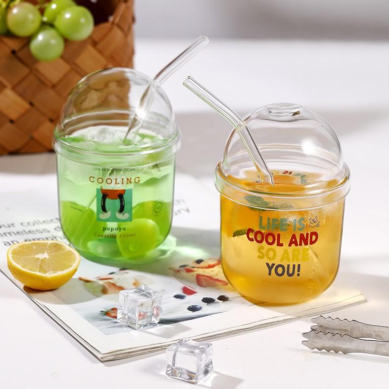 CỐC NƯỚC BOBO THỦY TINH TRONG SUỐT 400ml