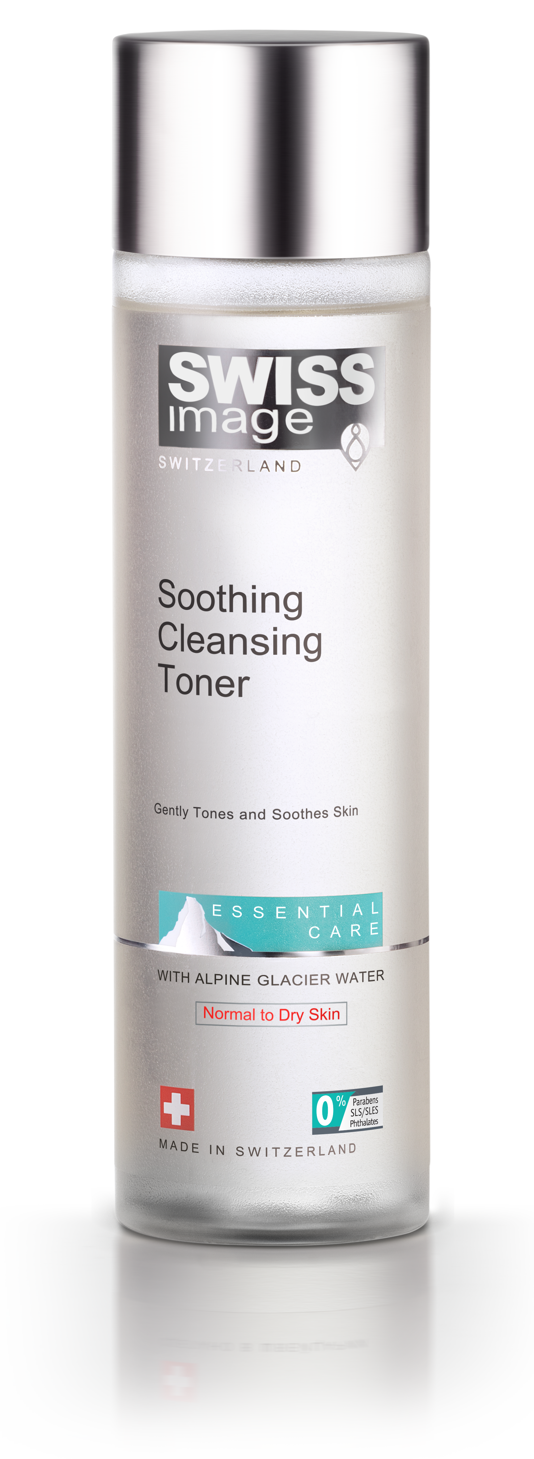 Nước hoa hồng dịu da cấp ẩm ngừa mụn cho da thường và da khô Swiss Image Soothing Cleansing Toner 200ml