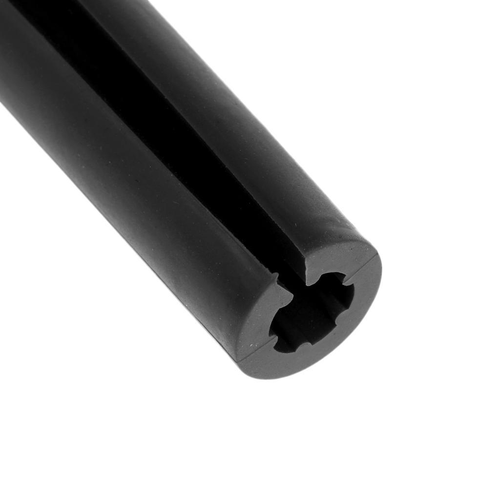 6xProfessional Pool Snooker Billiard Cue Tip Rubber Hang Clamp Holder Black