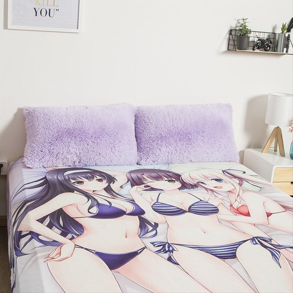 Anime Nhật Bản Gợi Cảm Manga Làm Đẹp Giường Tấm Phẳng Chăn Ga Gối Coverlet Cosplay Takuo Bé Trai Quà Tặng