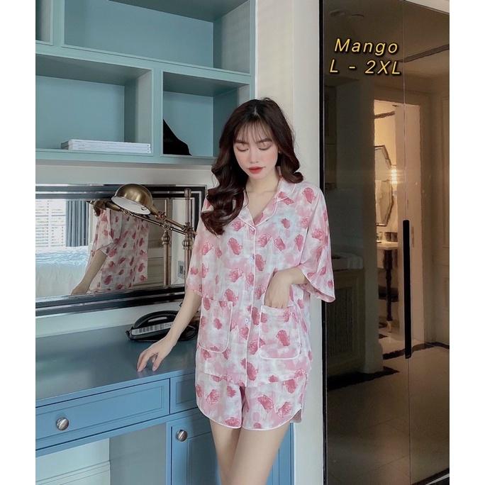 Bộ pyjama lụa Mango cánh dơi