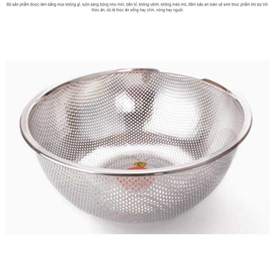 Rổ inox hàng đẹp hiệu tem quả táo
