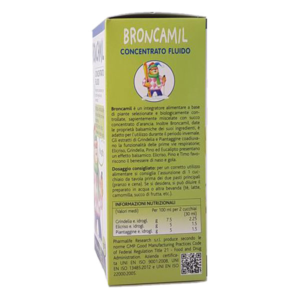 Thực Phẩm Chức Năng Thảo Dược Trị Ho Cao Cấp 3 Trong 1 Broncamil Bimbi (200ml)