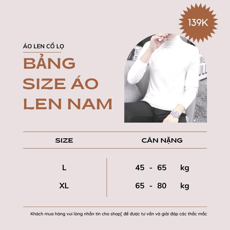 Áo len nam cao cổ thời trang nam Menswear , Áo len cổ lọ vặn thừng nhỏ mềm mại, ấm áp với phong cách hàn quốc