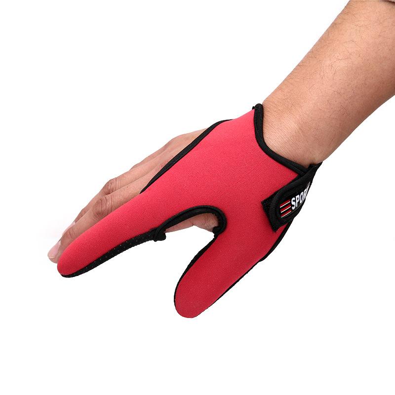 Găng tay câu cá 2 ngón tay Người bảo vệ Găng tay chống trượt chống trượt.