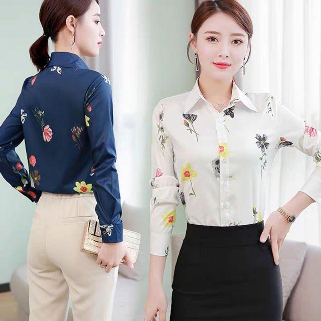 Áo sơ mi hoa độc đáo thời trang