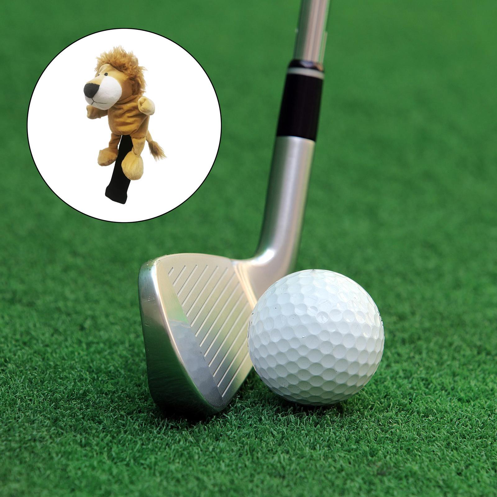 2 Pieces Golf Club Headcover Wood Driver Head Cover Protector Sleeves