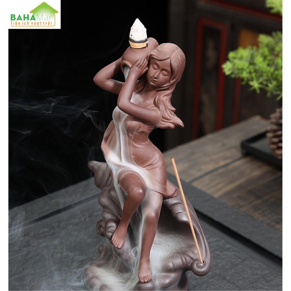 THÁC KHÓI TRẦM HƯƠNG - CÔ GÁI BƯNG VÒ NƯỚC "BAHAMAR" Thích hợp phòng nghiên cứu, phòng ngủ, phòng xông hơi, yoga...