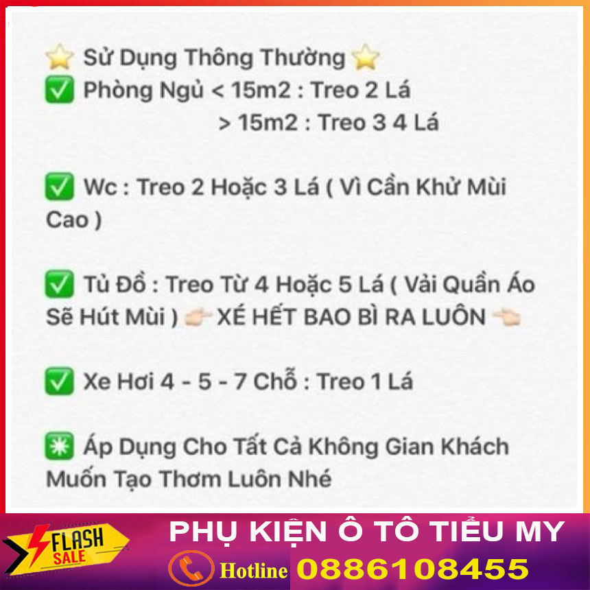 Cây thông thơm, Lá thơm cây thông cờ Mỹ khử mùi ô tô,phòng ngủ loại 1 bao thơm