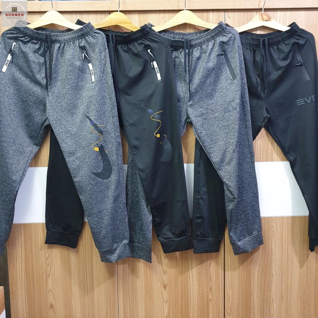 Quần Jogger Nam Trơn Thun Poly Phong Cách Thể Dục Thể Thao Năng Động Cá Tính Thun Co Giãn 4 Chiều Unisex SUNMEN