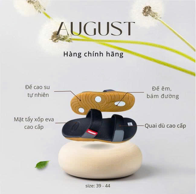 Dép nam quai ngang, sandal nam, dép quai hậu nam VN2520 size 39-44. Hàng VN xuất khẩu