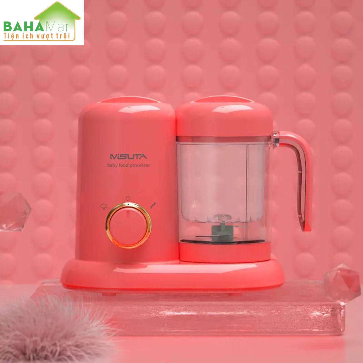 MÁY ĐA NĂNG NẤU THỨC ĂN DẶM CHO BÉ "BAHAMAR" làm thức ăn dặm cho bé nhanh và thuận tiện, sạch sẽ và chuyên biệt