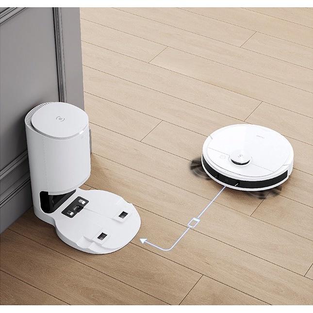 Robot Hút Bụi Lau Nhà Ecovacs Deebot OZMO N8 Pro, Lực Hút MạnhX 2600 Pa, Tự Điều Hướng, Thiết Lập Bản Đồ, Kết Nối App