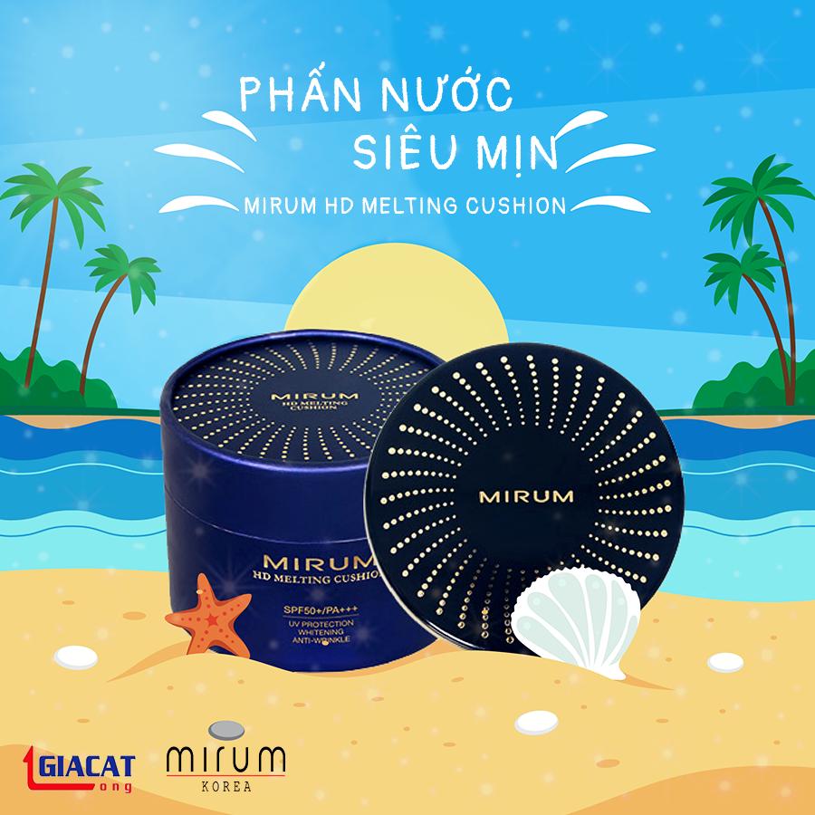 PHẤN NƯỚC MIRUM HÀN QUỐC SIÊU MỊN HỘP GỒM 2 LÕI 13G