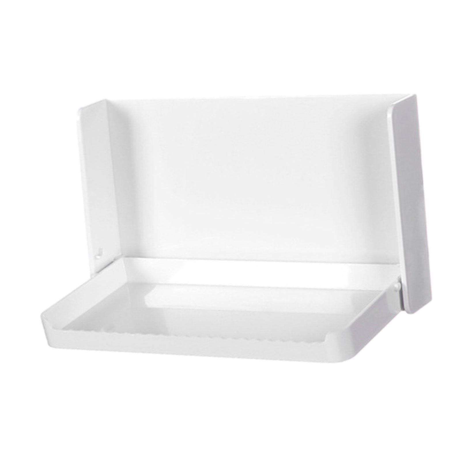 Foldable Wall Shelf Floating Shelves Small No Drill Bathroom Shelf Collapsible Bracket for Bathroom Toilet Laundry Room