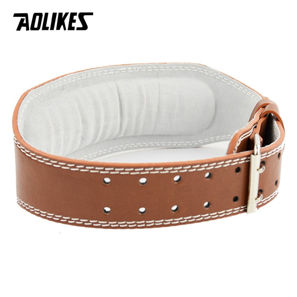 Đai lưng cứng tập thể hình da bò cao cấp AOLIKES A-YX048 weightlifting belt