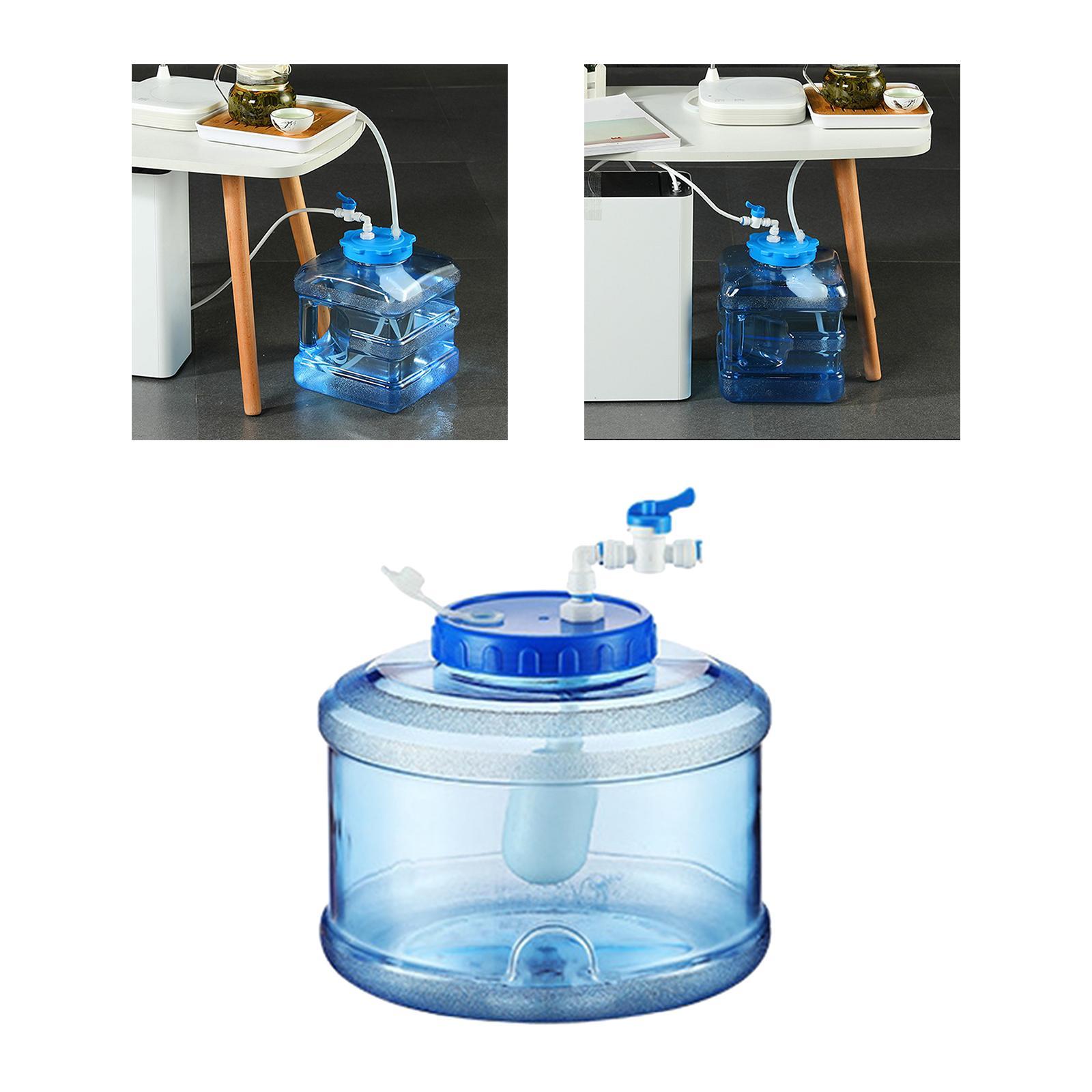 Water Container Water Jug with Floating Ball Portable with Handle Water Tank Water Bottle Carrier Water Storage for Camping