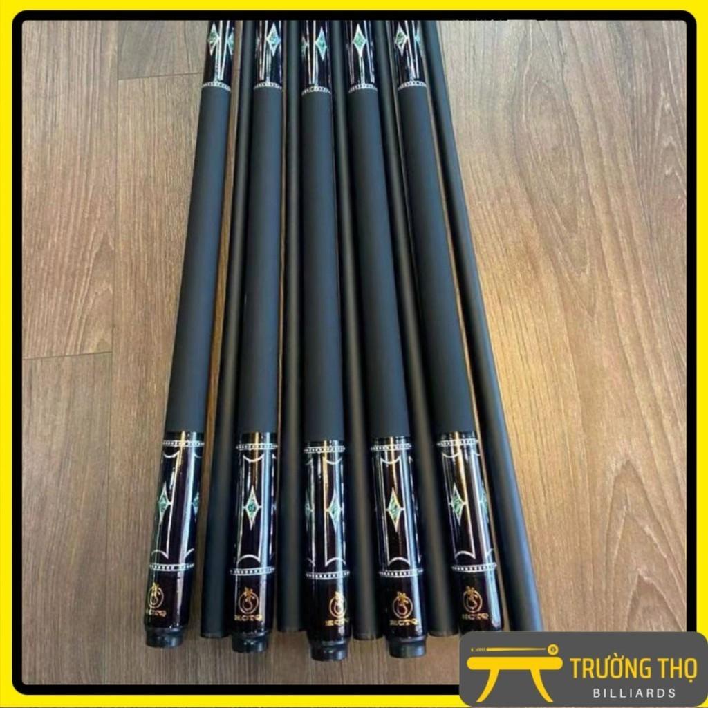 Cơ Bida Carbon - cơ HCTQ KIM CƯƠNG - Cơ phủ carbon đã lên tẩy mềm kính- Tặng kèm Bao Da, lơ, găng tay