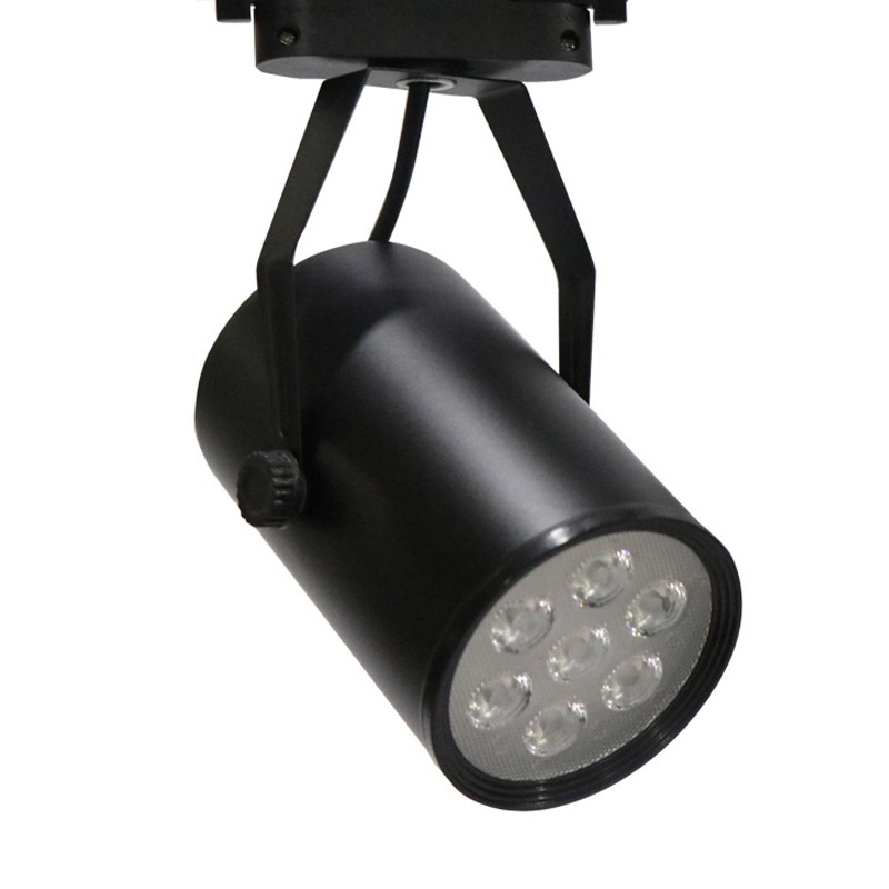 Đèn rọi ray mắt trâu vỏ đen