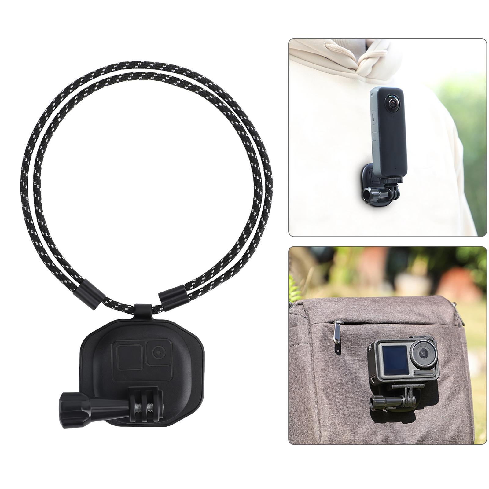 POV Neck Selfie Holder with Adjustable Lanyard for Sports Camera