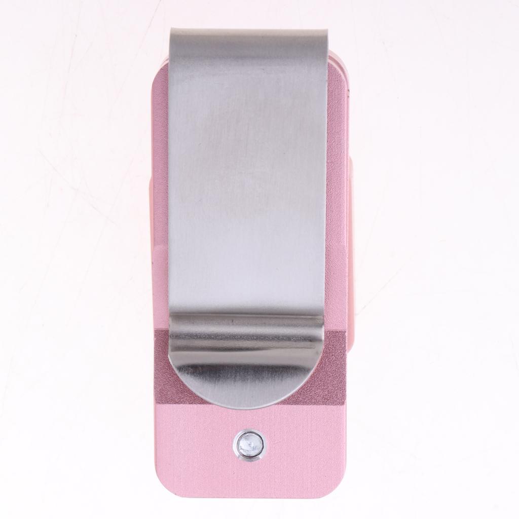 Lightweight Chalk Holder Aluminum Billiards Pool Cue Sticks Accessories with Durable Belt Clip