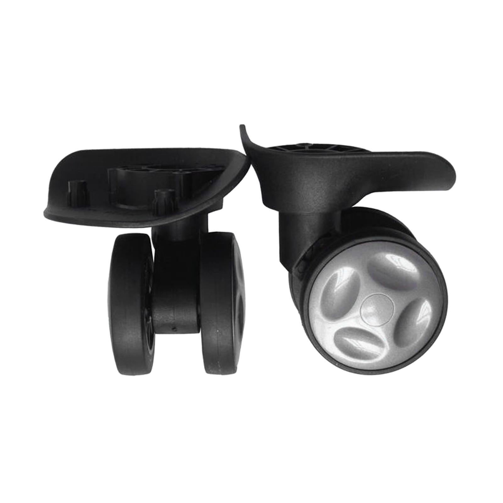 2 Pieces Suitcase Luggage Swivel Caster Wear Resistant Repair Luggage Wheels