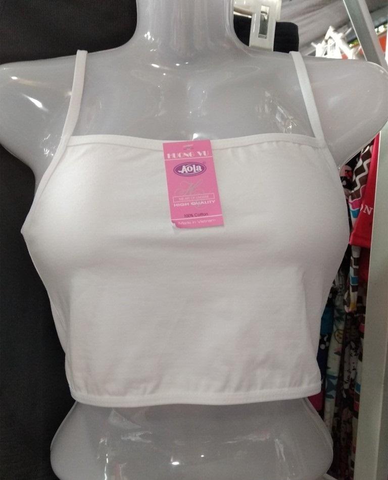 Combo 2 áo lá học sinh vải cotton không mút cổ ngang form lớn cho các bé trên 40kg