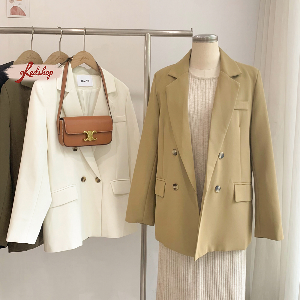Áo blazer nữ áo vest dài tay khoác ngoài phong cách Hàn Quốc Red Shop 29975
