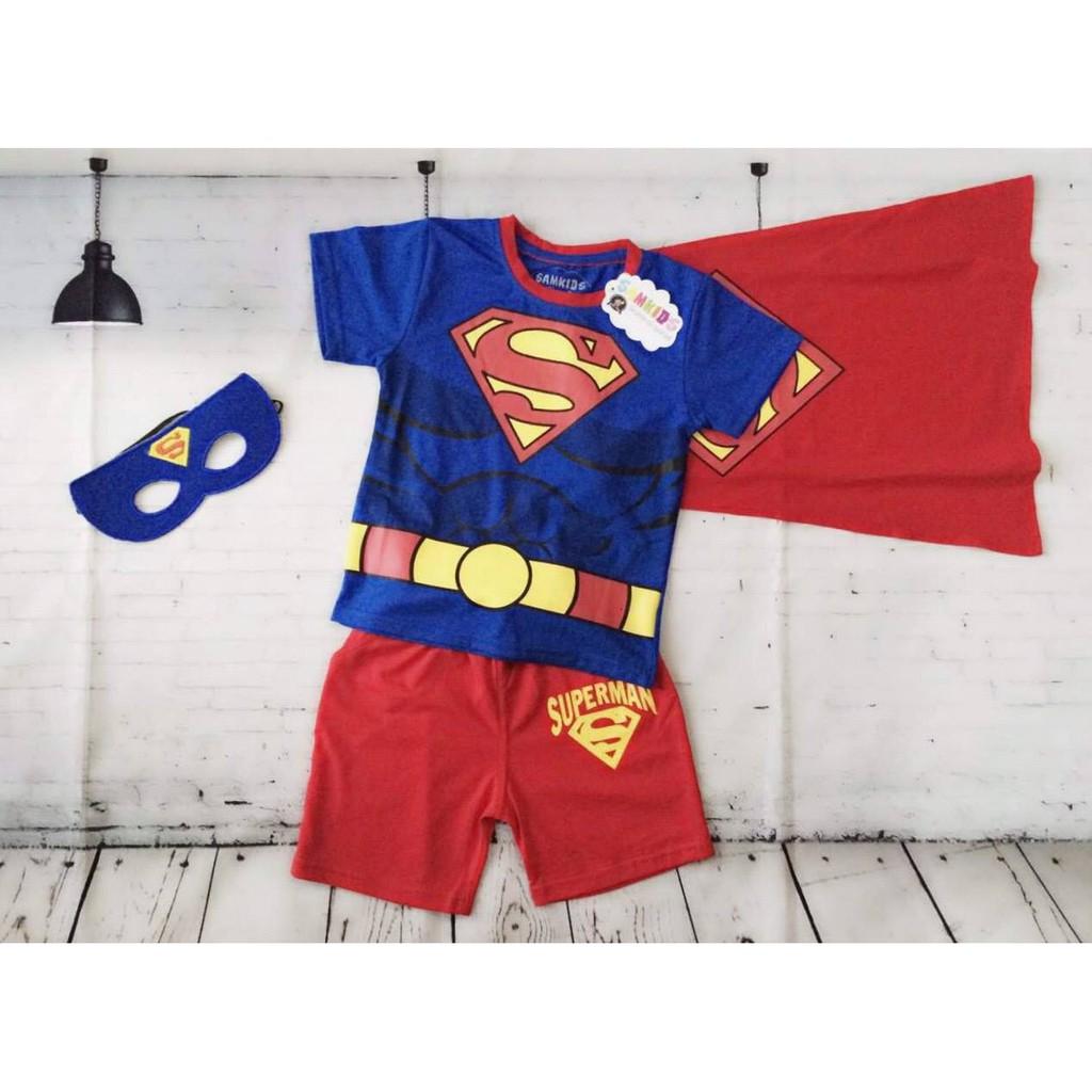 Bộ Quần Áo Superman Cho Bé