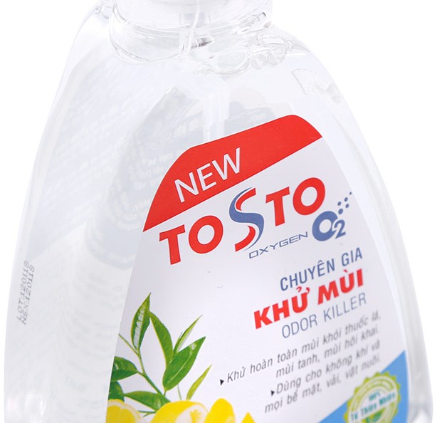 Tosto Oxygen - Chuyên gia khử mùi không khí - Chai 250ml